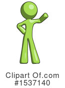 Green Design Mascot Clipart #1537140 by Leo Blanchette