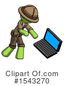 Green Design Mascot Clipart #1543270 by Leo Blanchette