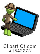 Green Design Mascot Clipart #1543273 by Leo Blanchette