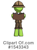 Green Design Mascot Clipart #1543343 by Leo Blanchette