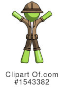 Green Design Mascot Clipart #1543382 by Leo Blanchette