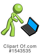Green Design Mascot Clipart #1543535 by Leo Blanchette