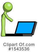 Green Design Mascot Clipart #1543536 by Leo Blanchette