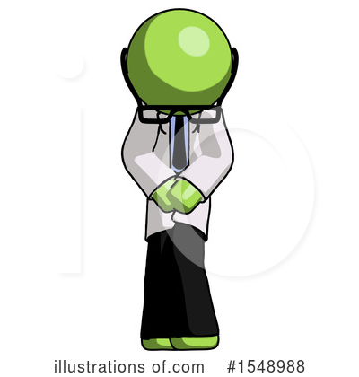 Royalty-Free (RF) Green Design Mascot Clipart Illustration by Leo Blanchette - Stock Sample #1548988