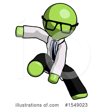 Royalty-Free (RF) Green Design Mascot Clipart Illustration by Leo Blanchette - Stock Sample #1549023