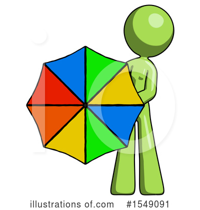 Royalty-Free (RF) Green Design Mascot Clipart Illustration by Leo Blanchette - Stock Sample #1549091