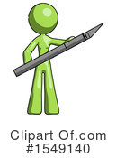 Green Design Mascot Clipart #1549140 by Leo Blanchette