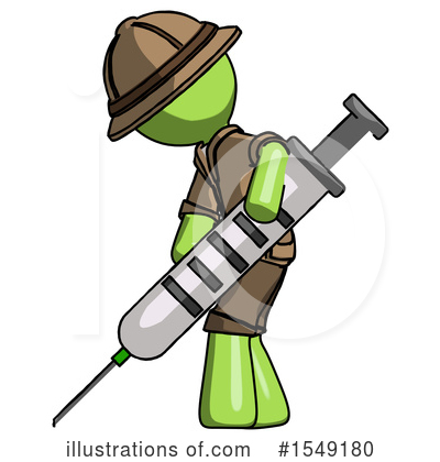 Royalty-Free (RF) Green Design Mascot Clipart Illustration by Leo Blanchette - Stock Sample #1549180