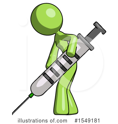 Royalty-Free (RF) Green Design Mascot Clipart Illustration by Leo Blanchette - Stock Sample #1549181