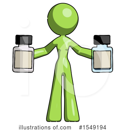 Royalty-Free (RF) Green Design Mascot Clipart Illustration by Leo Blanchette - Stock Sample #1549194