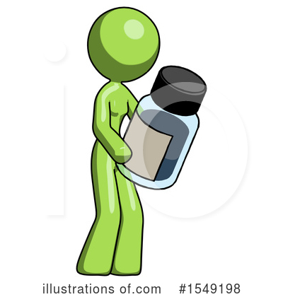 Royalty-Free (RF) Green Design Mascot Clipart Illustration by Leo Blanchette - Stock Sample #1549198