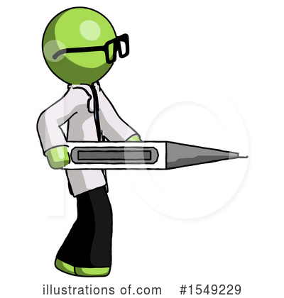 Royalty-Free (RF) Green Design Mascot Clipart Illustration by Leo Blanchette - Stock Sample #1549229