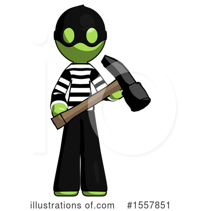 Royalty-Free (RF) Green Design Mascot Clipart Illustration by Leo Blanchette - Stock Sample #1557851