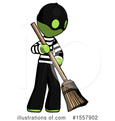 Royalty-Free (RF) Green Design Mascot Clipart Illustration by Leo Blanchette - Stock Sample #1557902