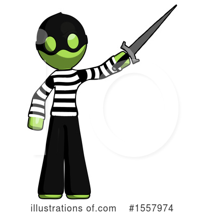 Royalty-Free (RF) Green Design Mascot Clipart Illustration by Leo Blanchette - Stock Sample #1557974