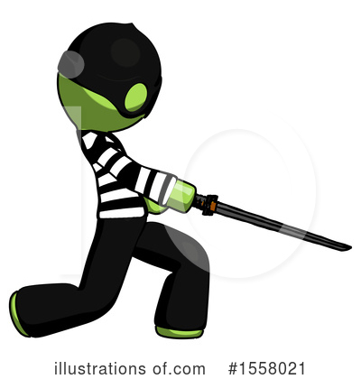 Royalty-Free (RF) Green Design Mascot Clipart Illustration by Leo Blanchette - Stock Sample #1558021