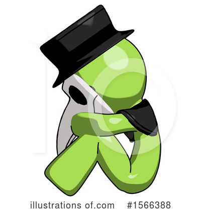 Royalty-Free (RF) Green Design Mascot Clipart Illustration by Leo Blanchette - Stock Sample #1566388