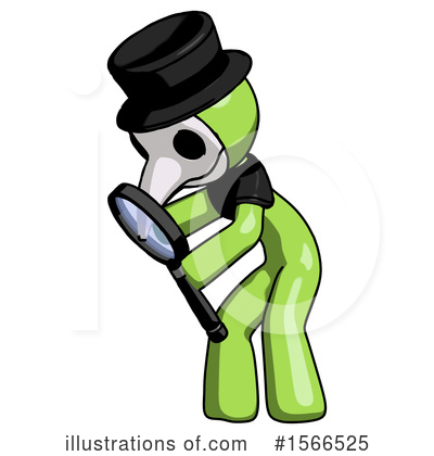 Royalty-Free (RF) Green Design Mascot Clipart Illustration by Leo Blanchette - Stock Sample #1566525
