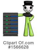 Green Design Mascot Clipart #1566628 by Leo Blanchette