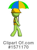 Green Design Mascot Clipart #1571170 by Leo Blanchette