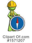 Green Design Mascot Clipart #1571207 by Leo Blanchette