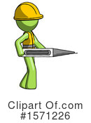 Green Design Mascot Clipart #1571226 by Leo Blanchette