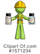 Green Design Mascot Clipart #1571234 by Leo Blanchette