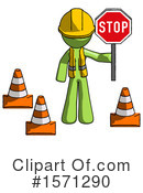 Green Design Mascot Clipart #1571290 by Leo Blanchette