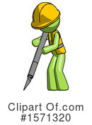 Green Design Mascot Clipart #1571320 by Leo Blanchette