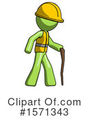 Green Design Mascot Clipart #1571343 by Leo Blanchette