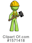 Green Design Mascot Clipart #1571418 by Leo Blanchette