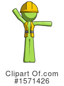 Green Design Mascot Clipart #1571426 by Leo Blanchette