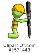 Green Design Mascot Clipart #1571443 by Leo Blanchette
