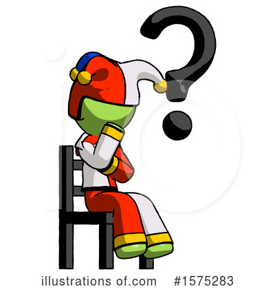 Royalty-Free (RF) Green Design Mascot Clipart Illustration by Leo Blanchette - Stock Sample #1575283