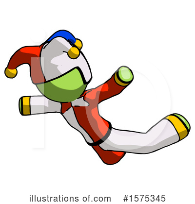 Royalty-Free (RF) Green Design Mascot Clipart Illustration by Leo Blanchette - Stock Sample #1575345
