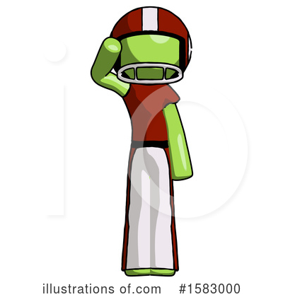 Royalty-Free (RF) Green Design Mascot Clipart Illustration by Leo Blanchette - Stock Sample #1583000