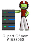 Green Design Mascot Clipart #1583050 by Leo Blanchette