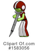 Green Design Mascot Clipart #1583056 by Leo Blanchette