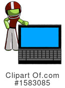 Green Design Mascot Clipart #1583085 by Leo Blanchette
