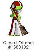 Green Design Mascot Clipart #1583132 by Leo Blanchette