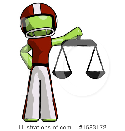 Royalty-Free (RF) Green Design Mascot Clipart Illustration by Leo Blanchette - Stock Sample #1583172