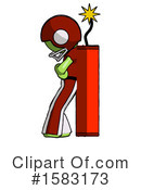 Green Design Mascot Clipart #1583173 by Leo Blanchette