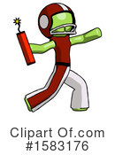 Green Design Mascot Clipart #1583176 by Leo Blanchette