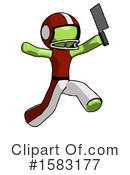 Green Design Mascot Clipart #1583177 by Leo Blanchette