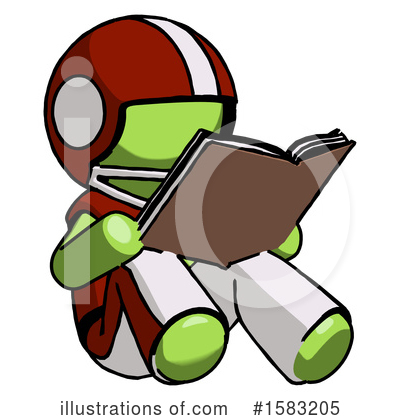 Royalty-Free (RF) Green Design Mascot Clipart Illustration by Leo Blanchette - Stock Sample #1583205