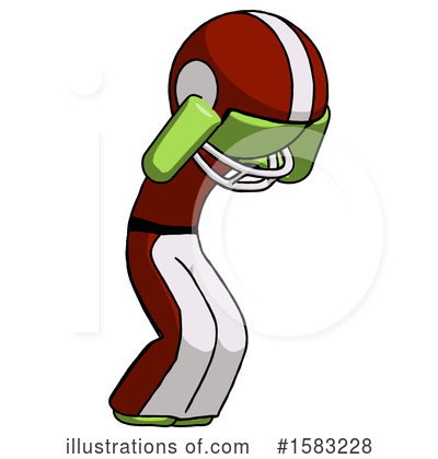 Royalty-Free (RF) Green Design Mascot Clipart Illustration by Leo Blanchette - Stock Sample #1583228
