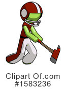 Green Design Mascot Clipart #1583236 by Leo Blanchette