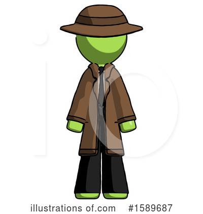 Green Design Mascot Clipart #1589687 by Leo Blanchette