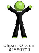 Green Design Mascot Clipart #1589709 by Leo Blanchette