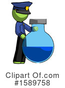 Green Design Mascot Clipart #1589758 by Leo Blanchette
